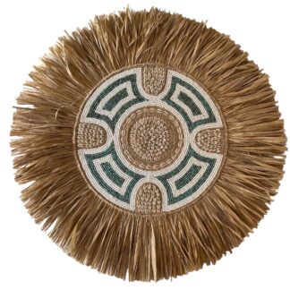 Juju hat raffia wall art
